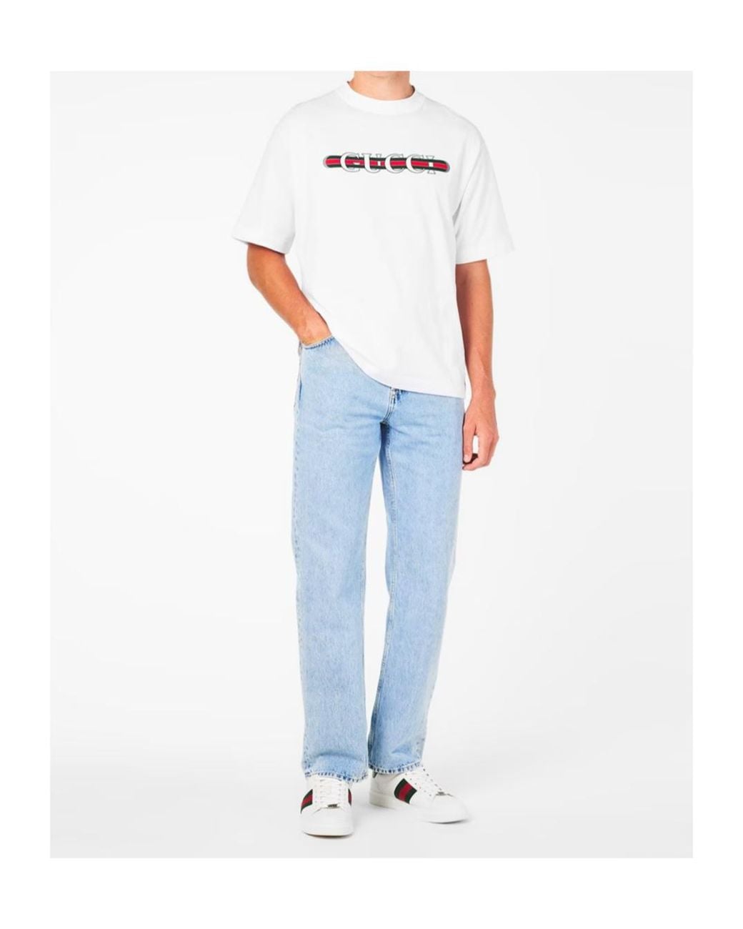 Gucci Blue Slim Fit Jeans for men