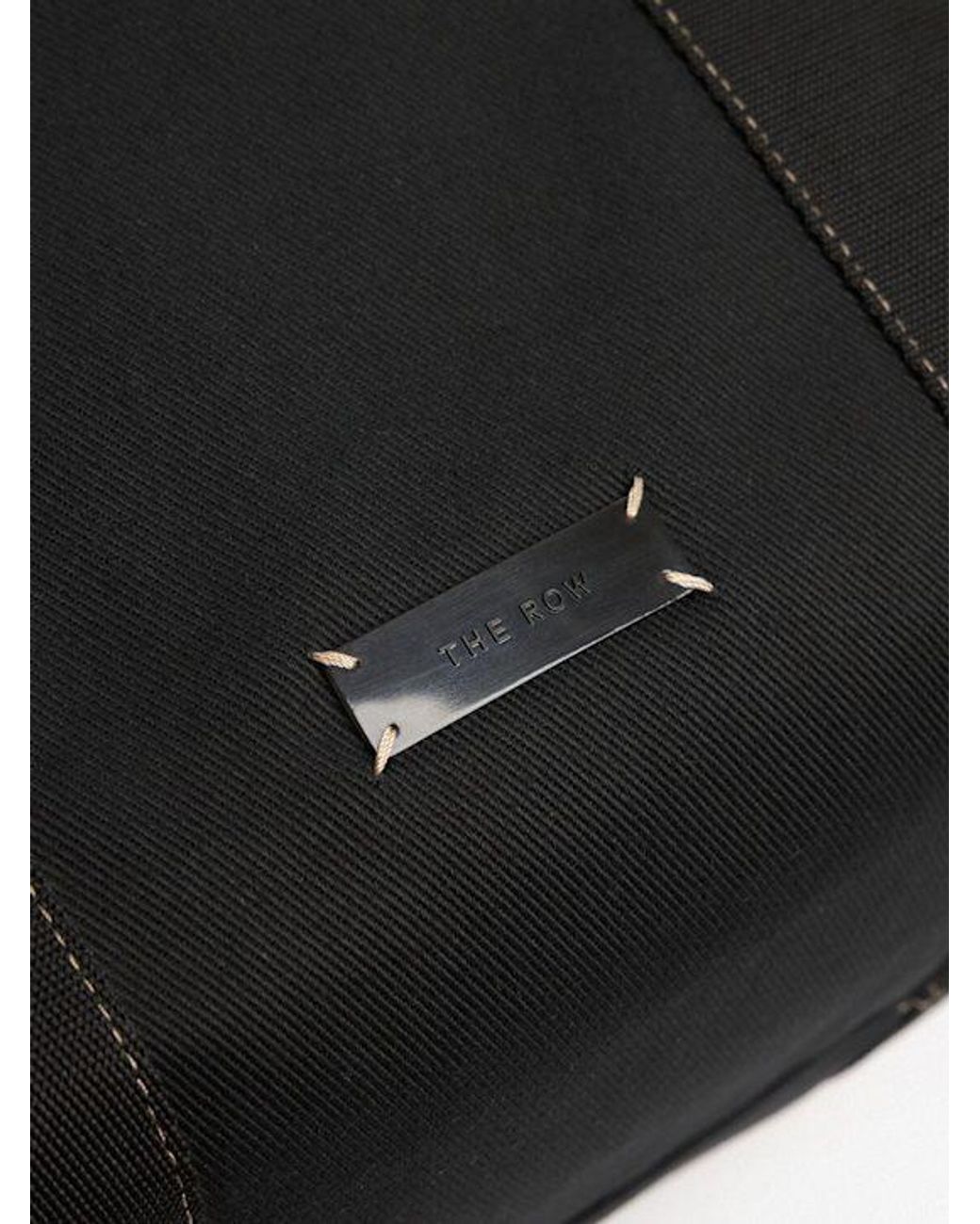 The Row Black Largecapacity Square Bag for men