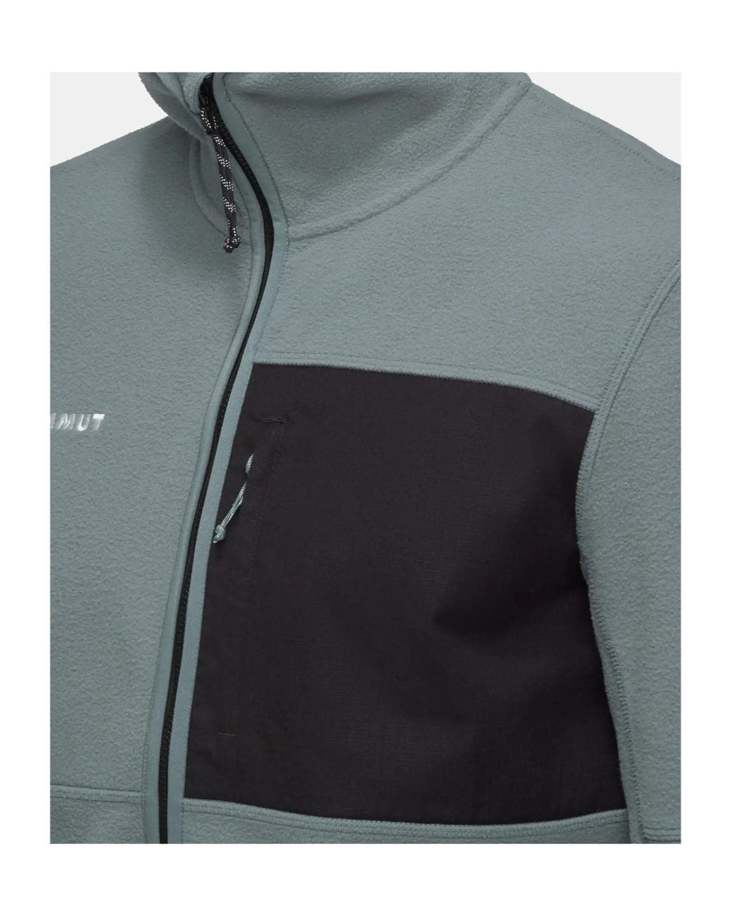 Mammut Blue Tamaro Logo-Embroidered Fleece Jacket for men