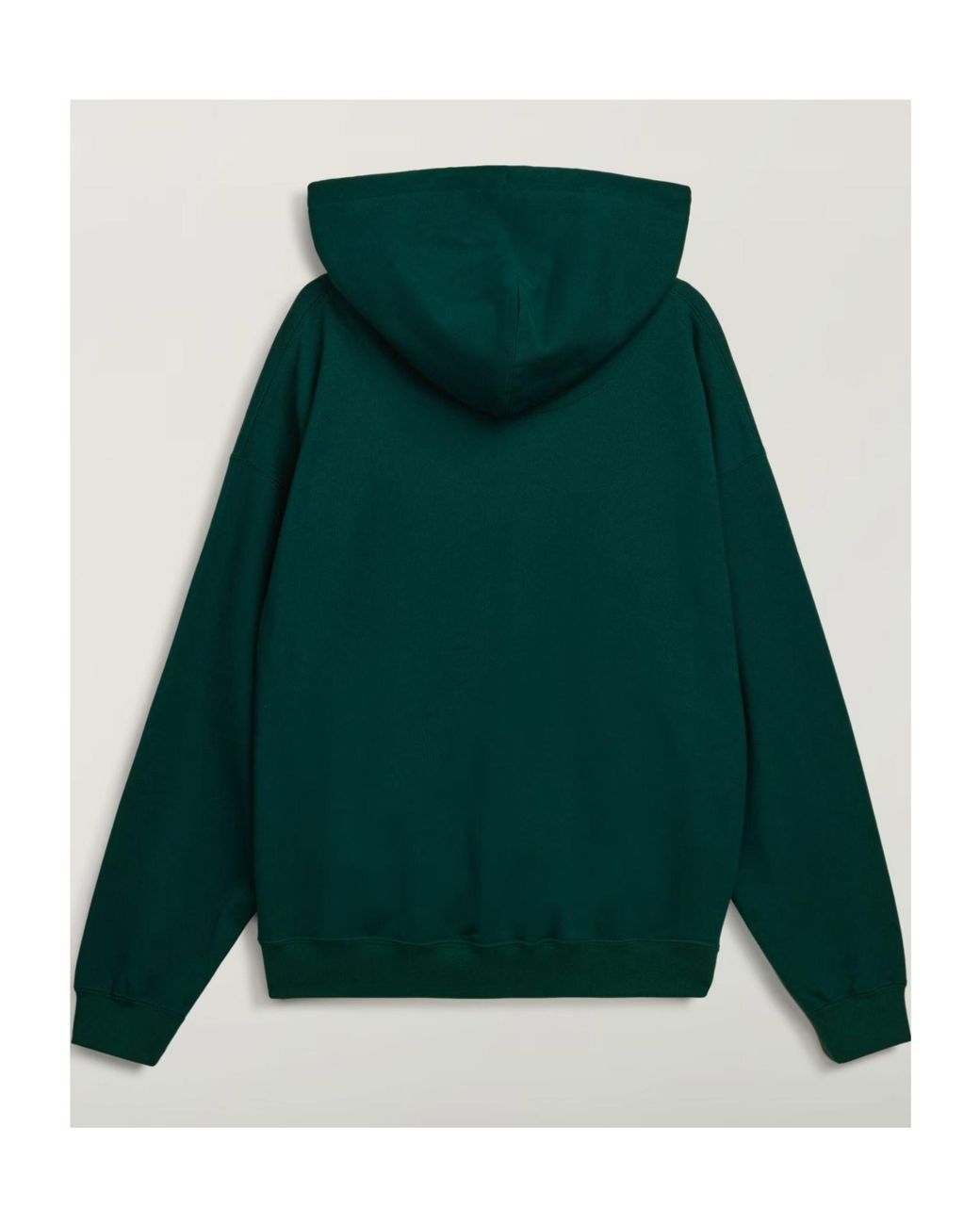 Y-3 Green Fl Zip-Up Hooded Sweatshirt for men