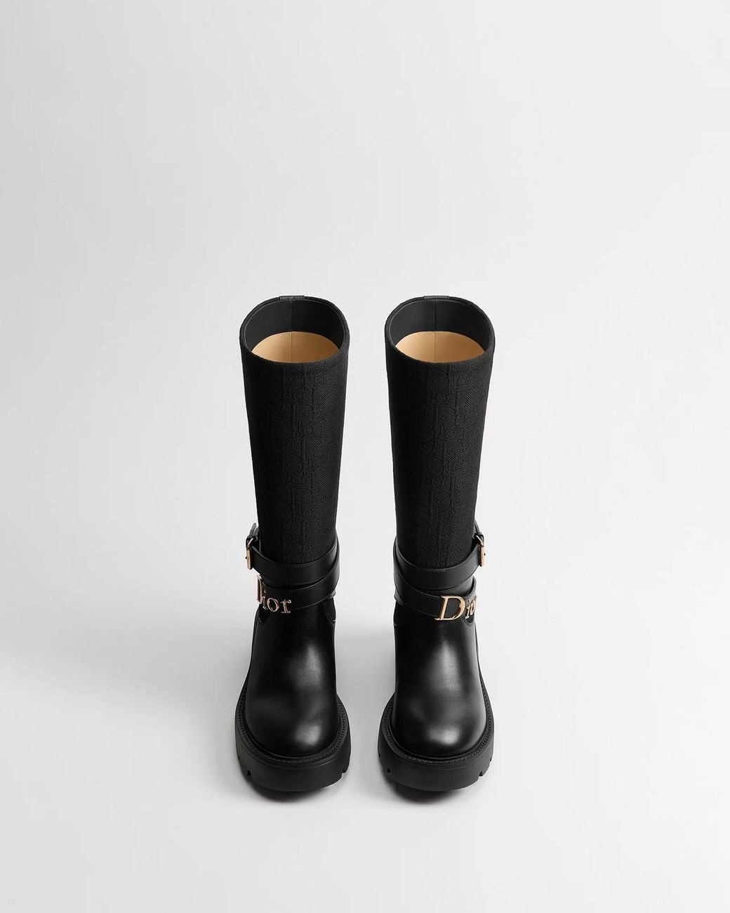 Dior Black Bolt Boot