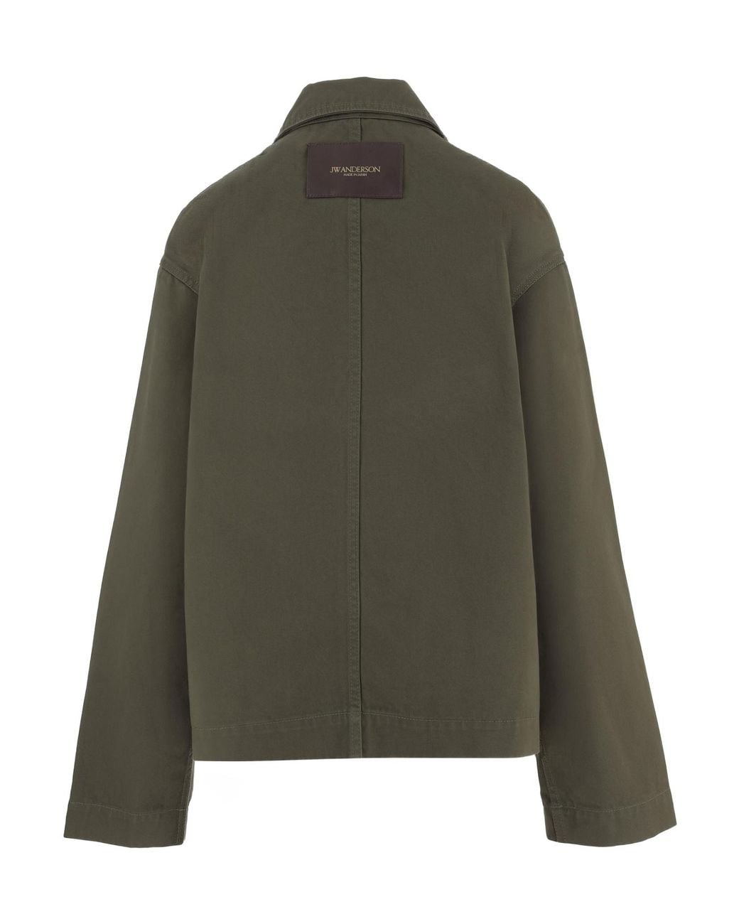 J.W. Anderson Green Jw Anderson Embroidered Patch-Pocket Jacket