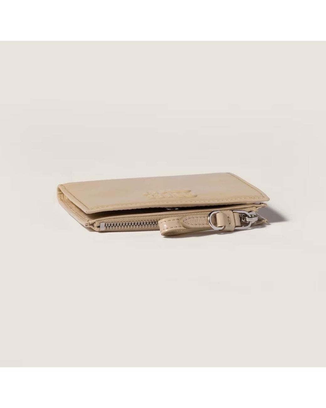 Miu Miu Natural Small Leather Wallet