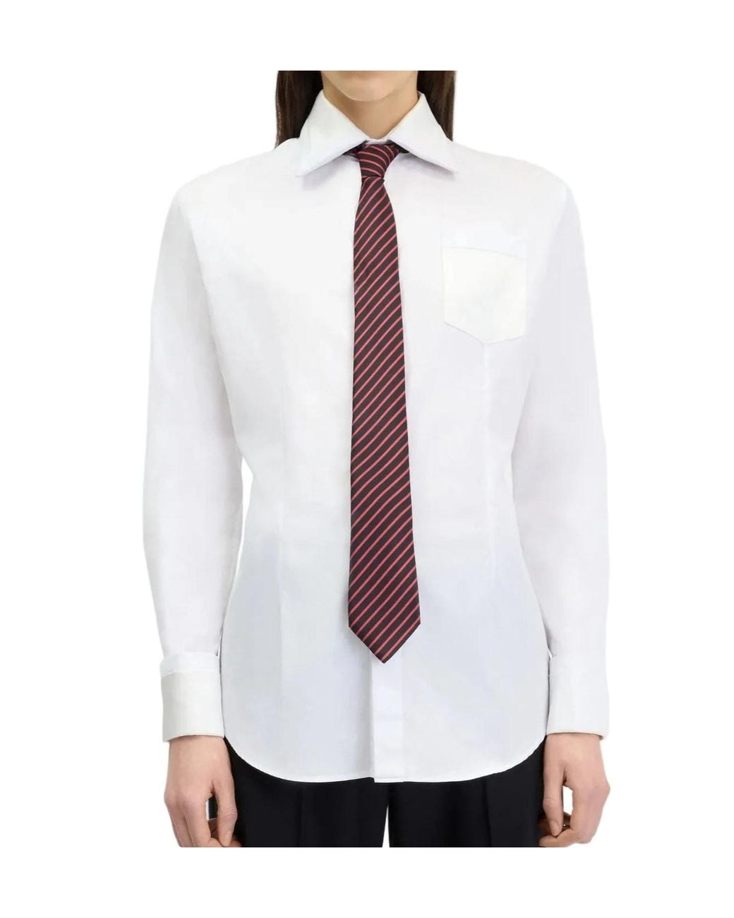 Jean Paul Gaultier White Long-Sleeved Shirt