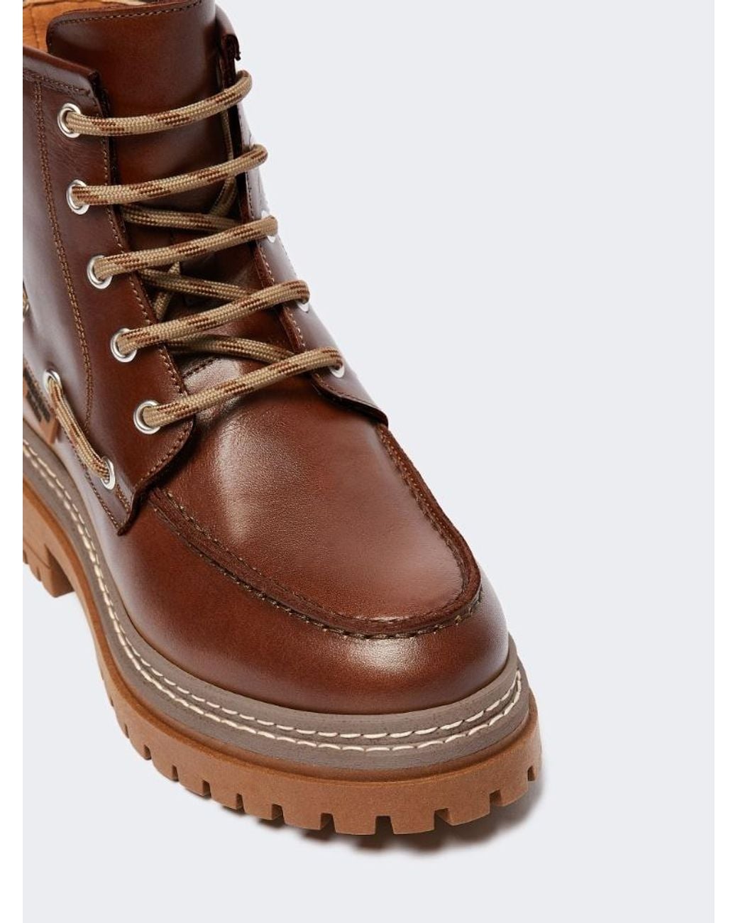 Weekend by Maxmara Brown Wkapantone Lace-Up Ankle Boots
