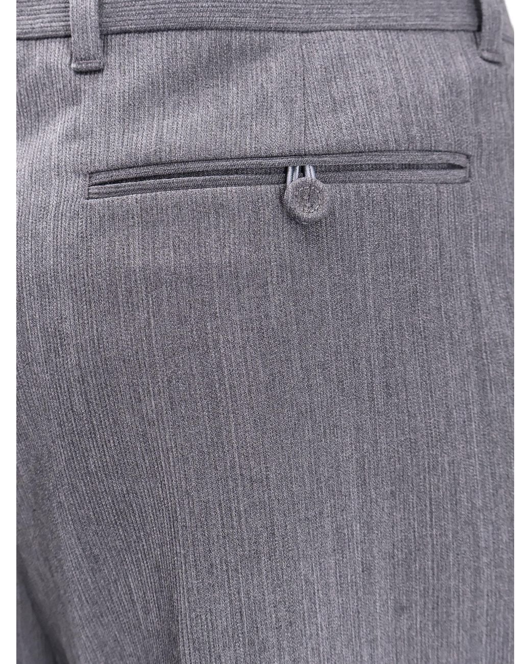 Dior Gray Wide Pants for men