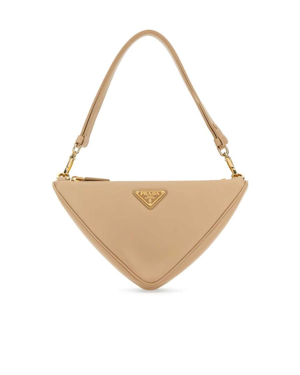 Prada White Symbole Logo Shoulder Bag