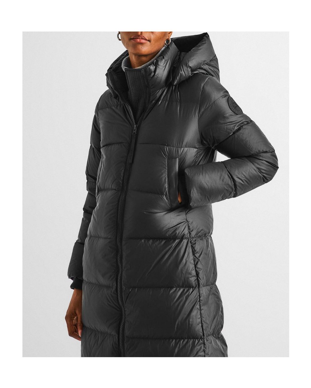 Canada Goose Black Solid Color Down Jacket