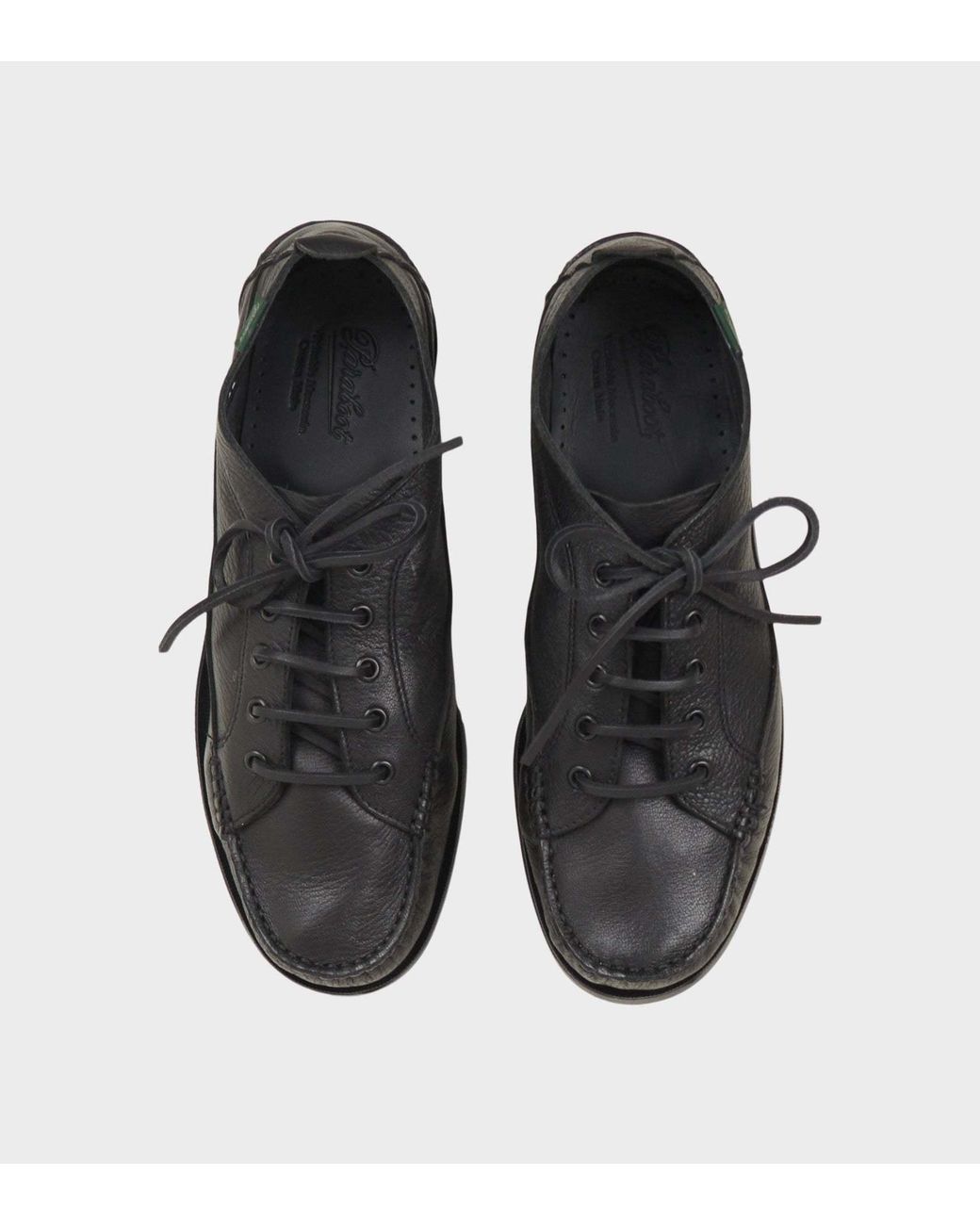 Paraboot Black Lace-Up Loafers for men