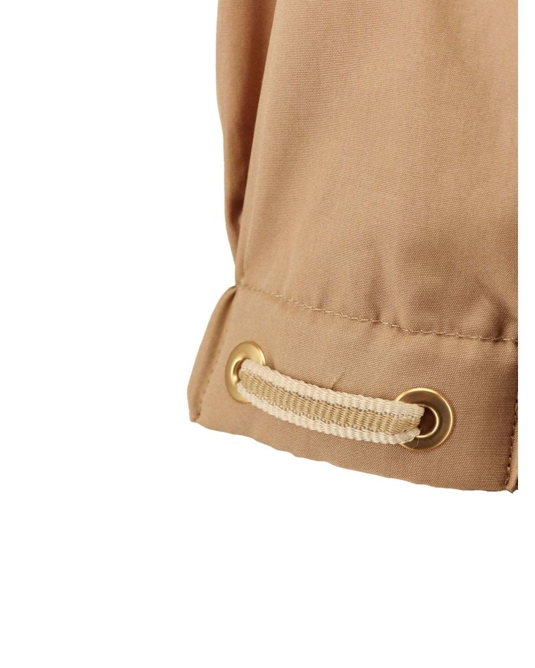 Max Mara Natural Teano Button-Up Long-Sleeved Top