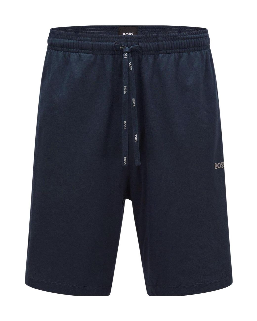 Boss Blue Mixed-Style Shorts for men