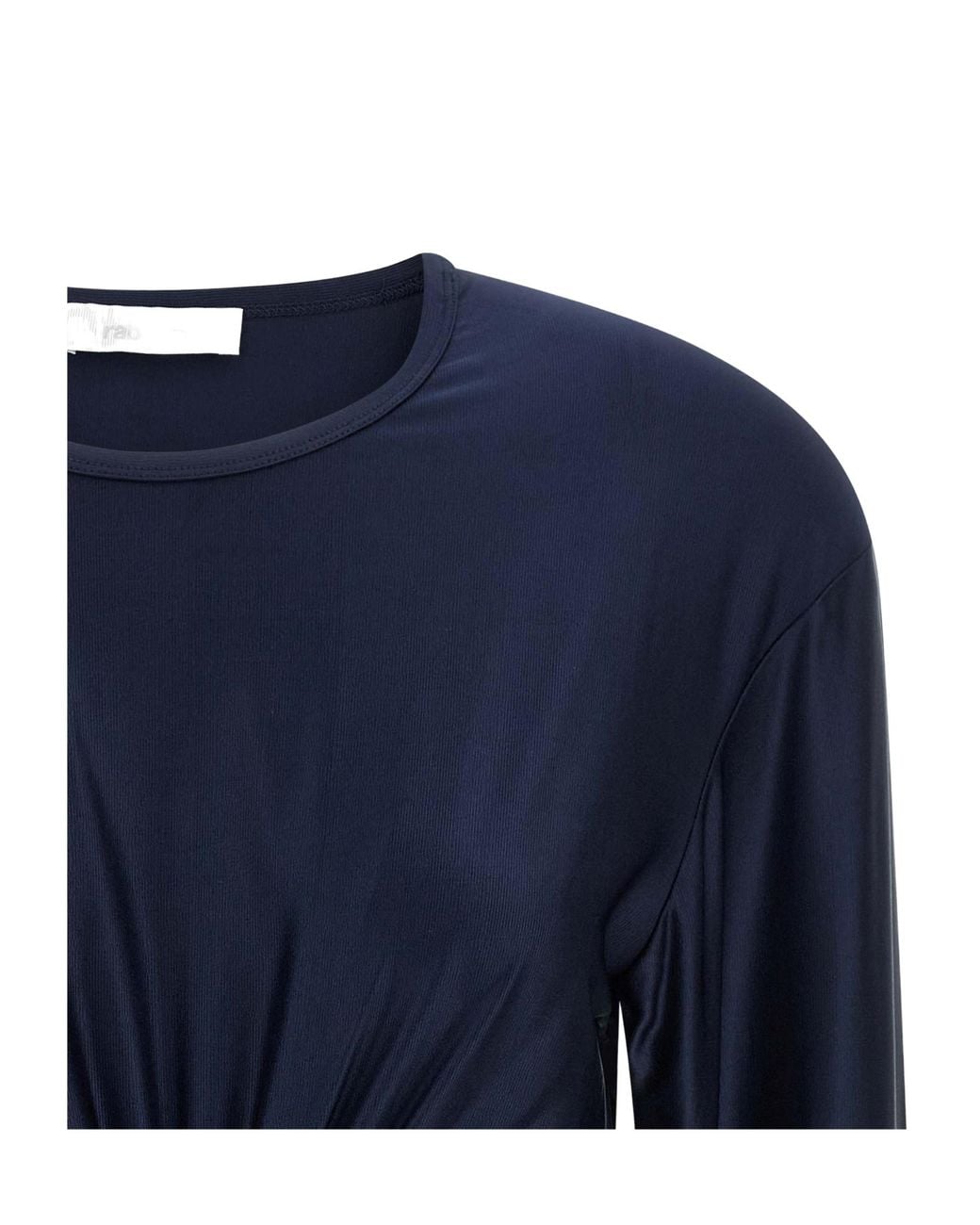 Rabanne Blue Rabanne Piercing Detail Top
