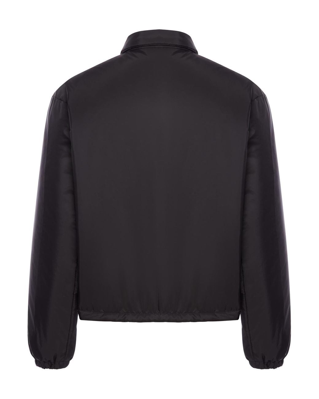 Prada Black Re-Nylon Bomber Jacket for men