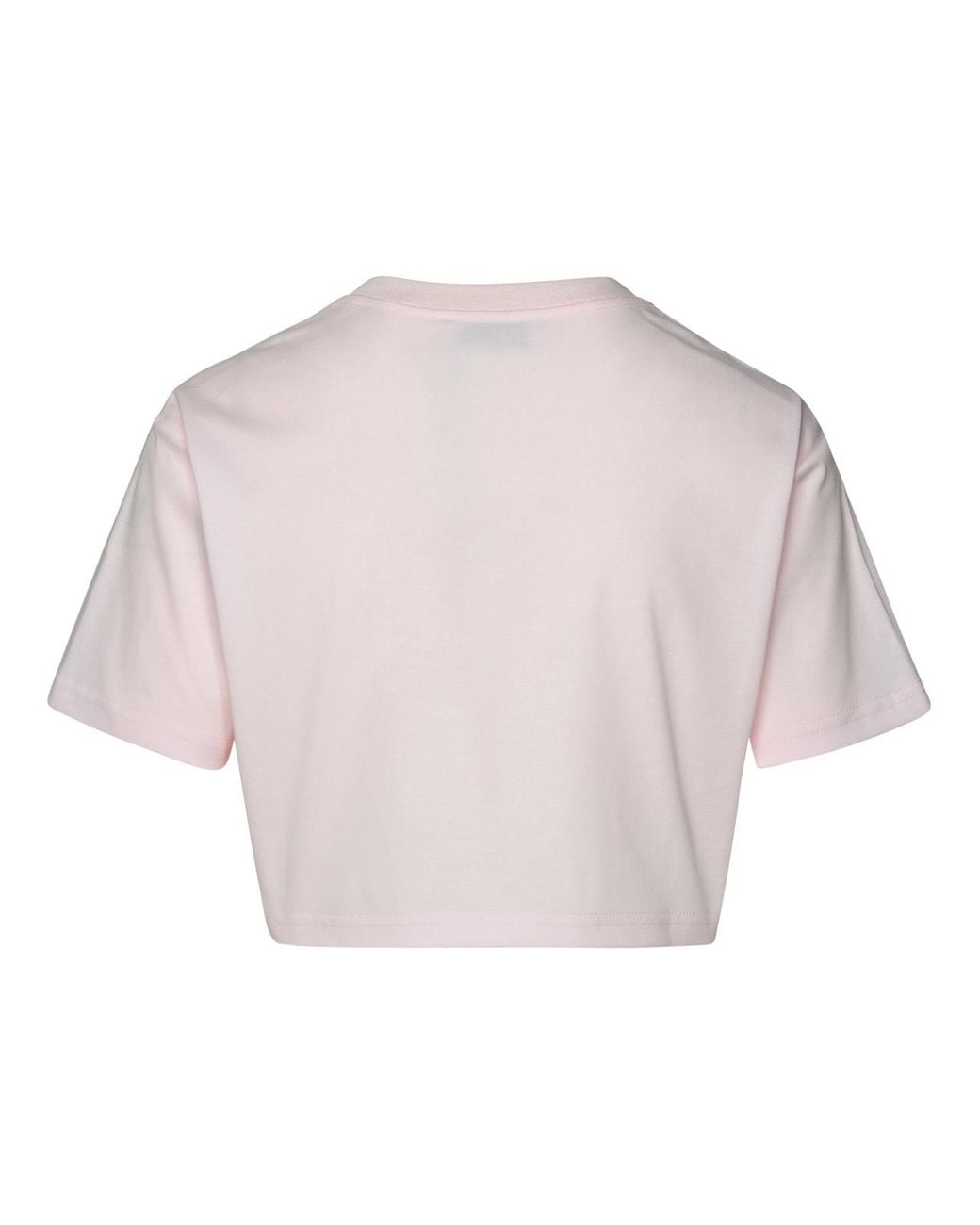 Lanvin White Logo Embroidered Cropped T-Shirt