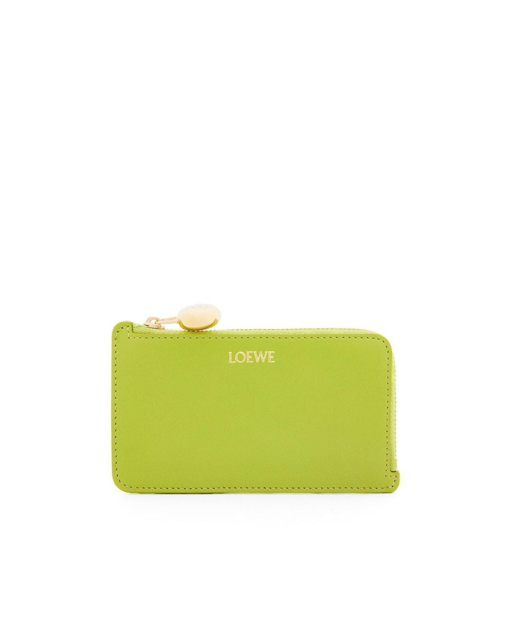 Loewe Yellow Pebble Coin Cardholder