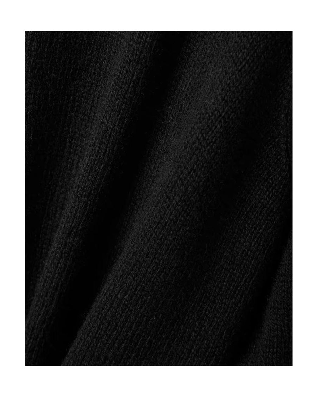 The Row Black Fulham Cashmere Cardigan