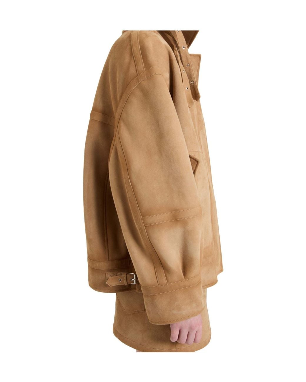 Ermanno Scervino Brown Heritage Detail Aviator Jacket