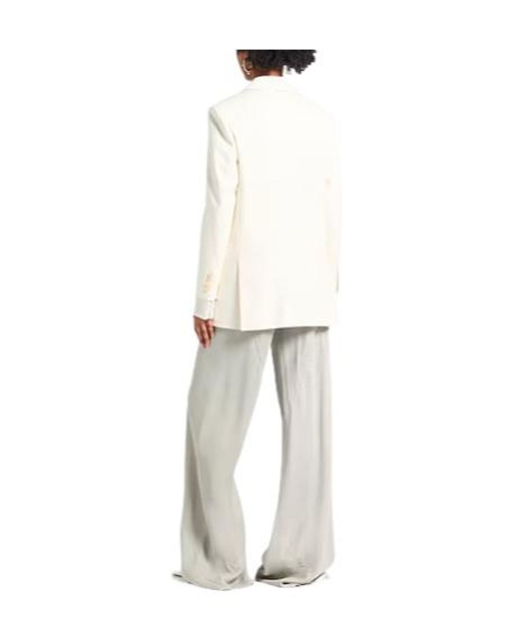 Max Mara White Doublebreasted Blazer