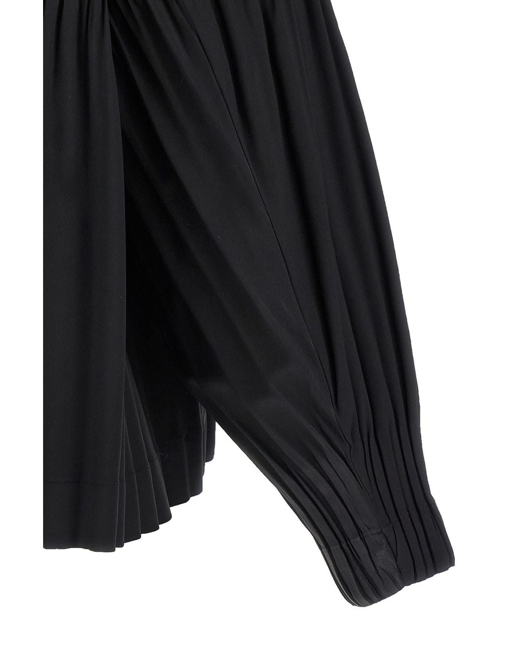 Pleats Please Issey Miyake Blue Pleats Please Issey Miyake Double-Breasted Oversized Jacket