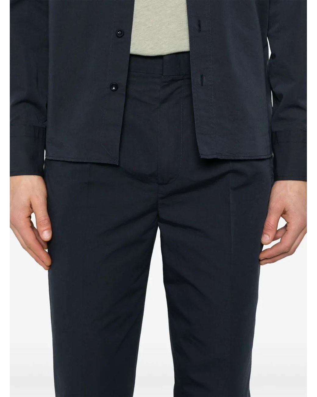 Tom Ford Blue トムフォード プリーツポプリンパンツ for men