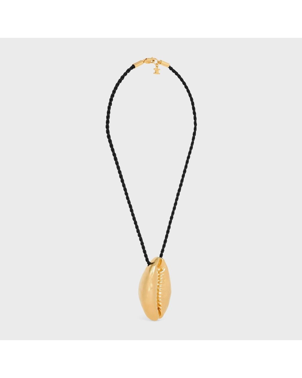 Céline Metallic Défilé Shell Necklace