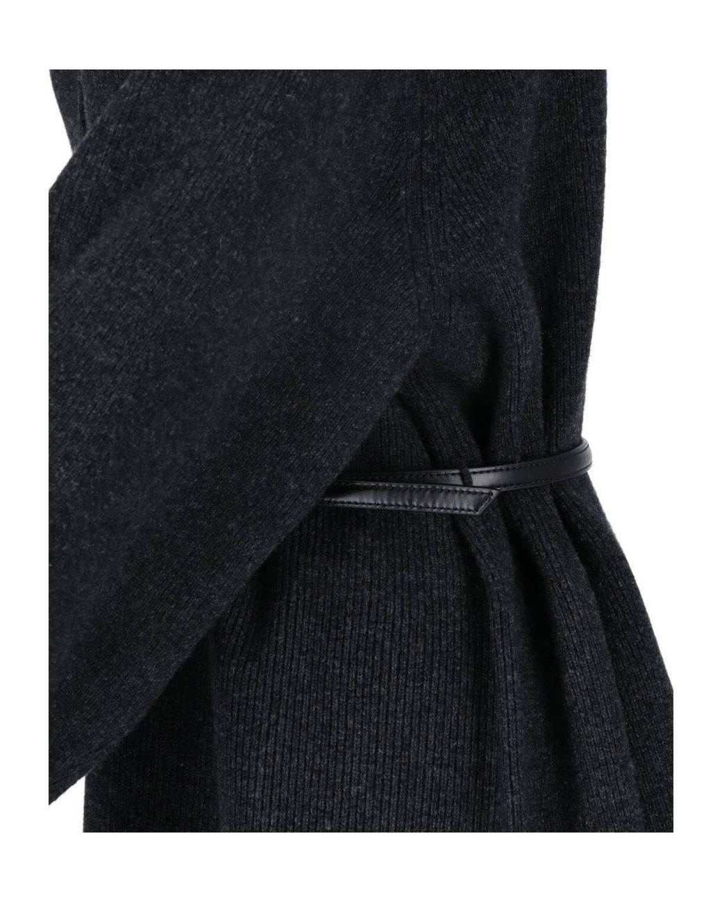 Alexander Wang Black Belted Cardigan