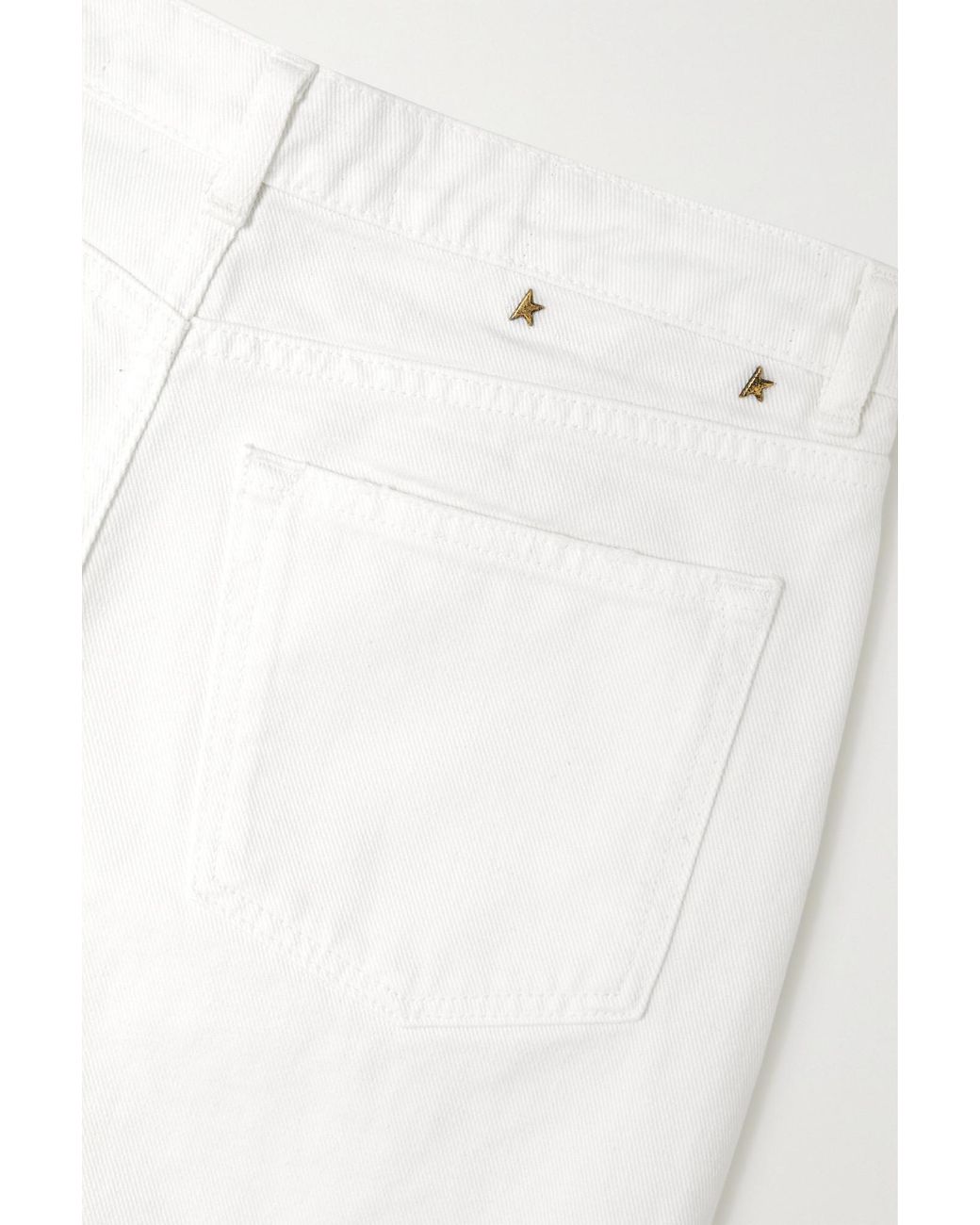 Golden Goose Deluxe Brand White Wide-Leg Jeans