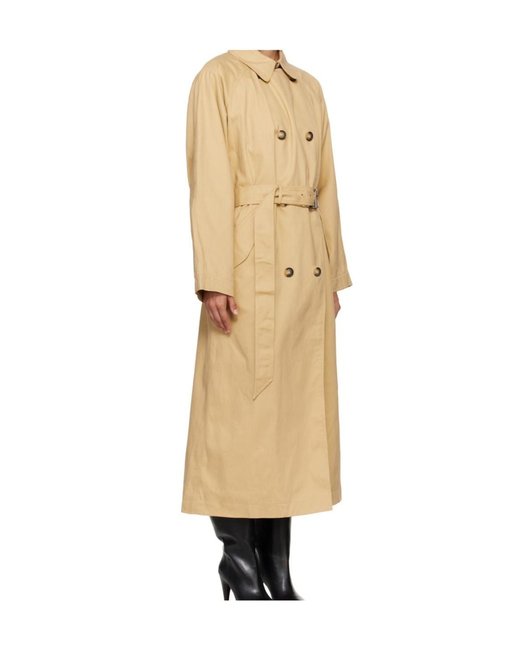 Isabel Marant Natural Cacilda Coat