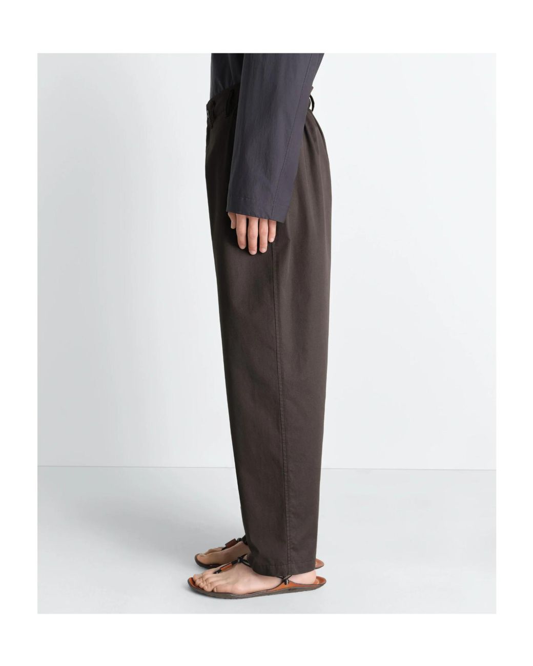 Lemaire Gray Tapered Workwear Pants for men