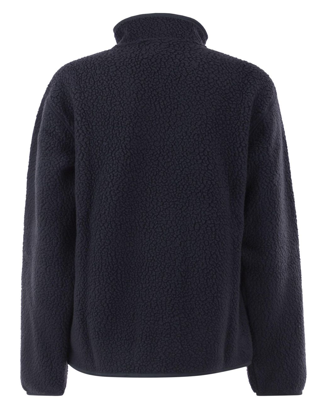 Patagonia Blue Retro Pile Half-Zipped Cardigan
