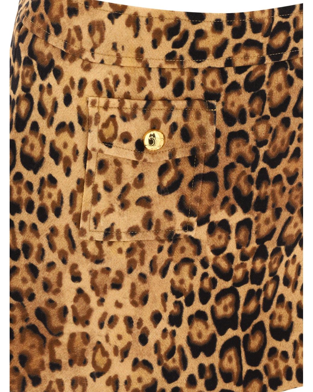 Céline Natural Bandeau Mini Skirt