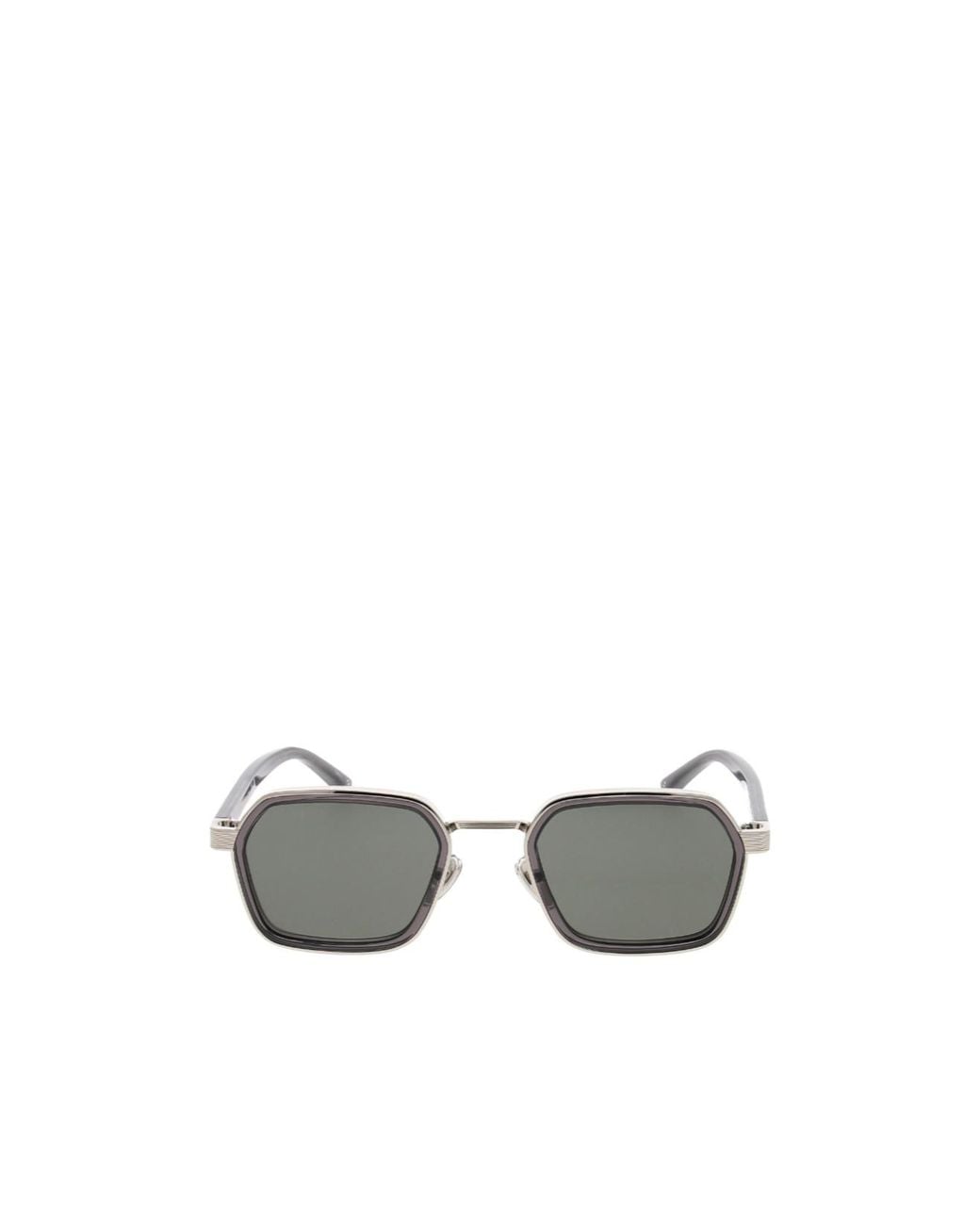 Gucci White Eyewear Square Frame Sunglasses for men