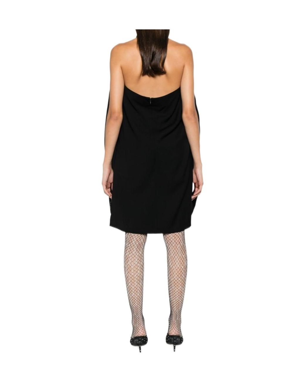 Balenciaga Black Suspended Tailored Dress