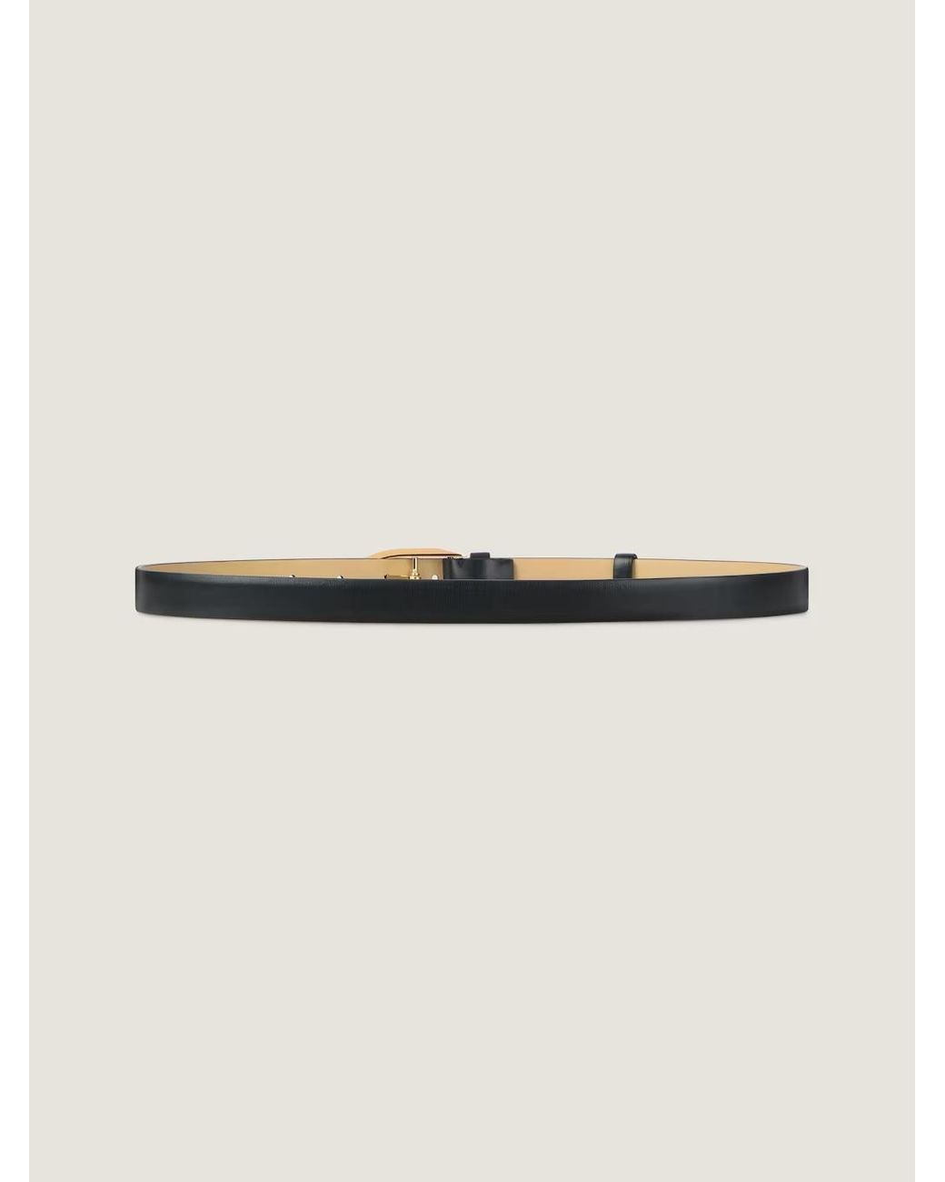 Givenchy White Buckle Belt