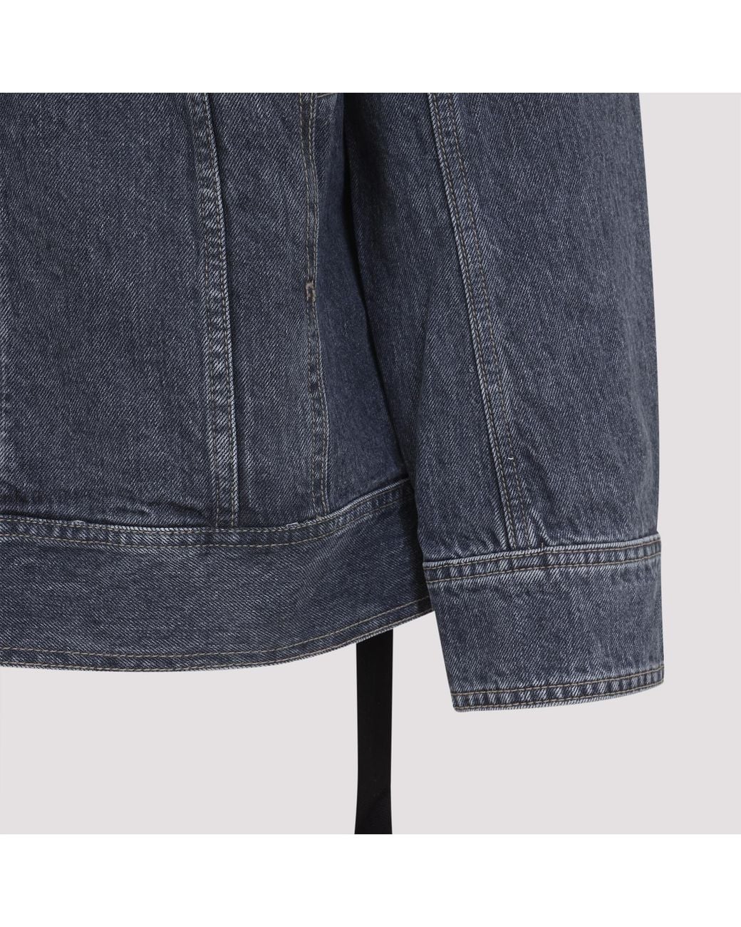 Rick Owens Blue Button-Fastening Denim Jacket for men