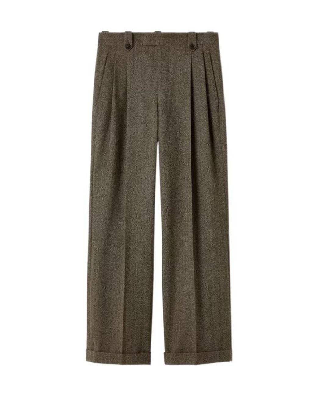 Loro Piana Green Helmond Trousers for men