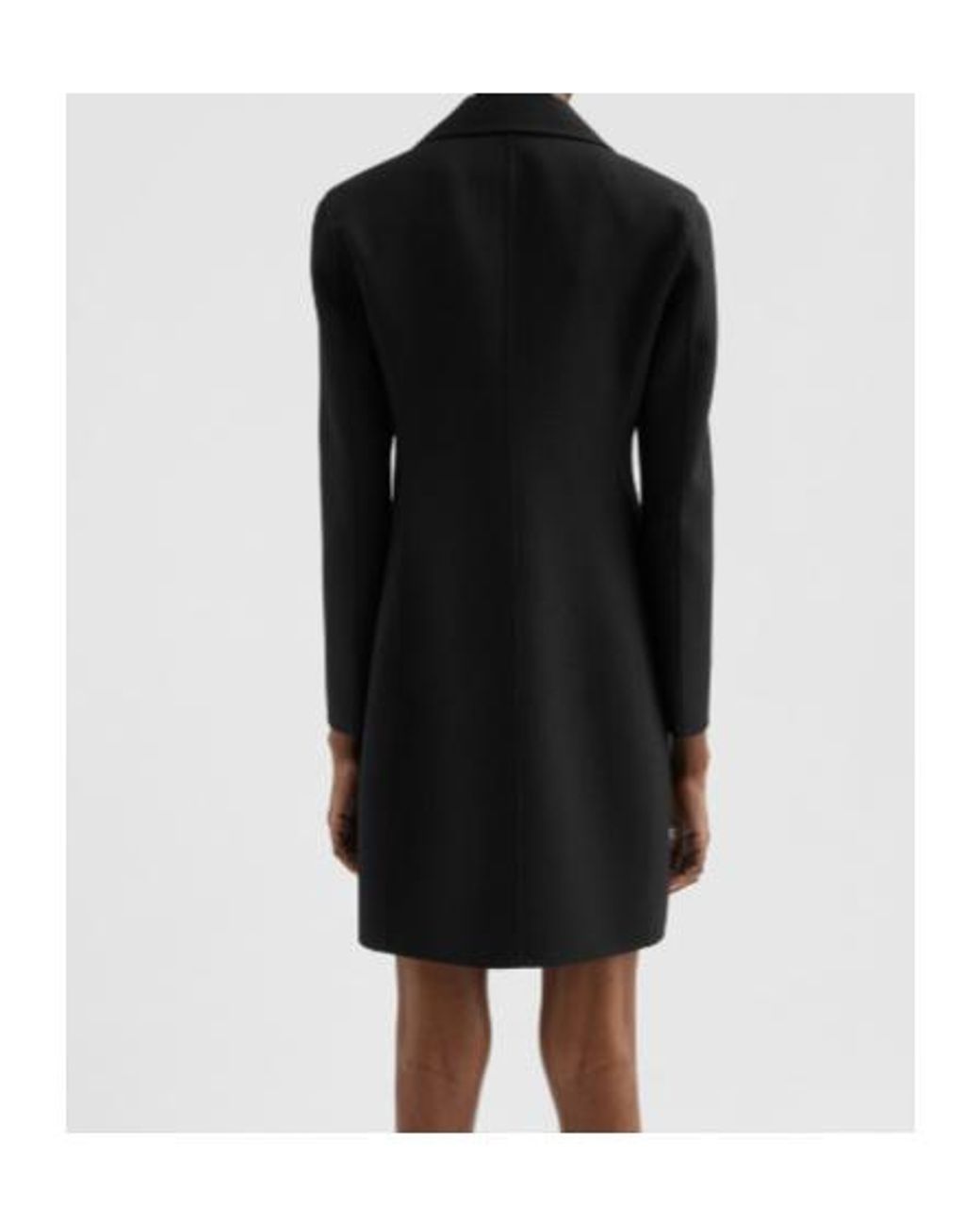 Jil Sander Black Twill Coat