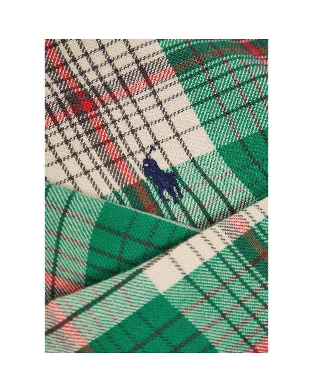 Polo Ralph Lauren Green Cotton Long-Sleeve Shirt