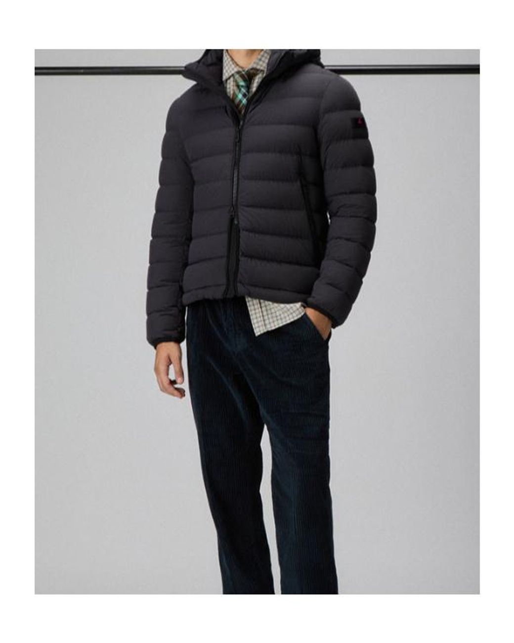 Peuterey Black Boggsns Down Jacket for men