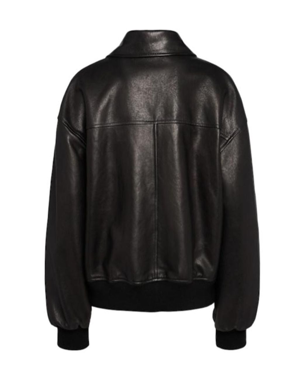Khaite Black Shelman Leather Jacket