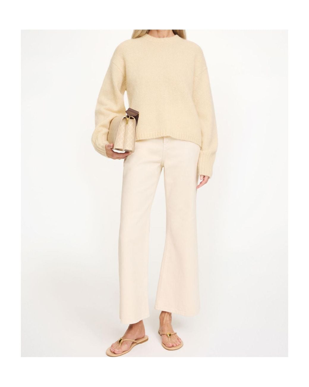 By Malene Birger Natural Houston Flared Jeans