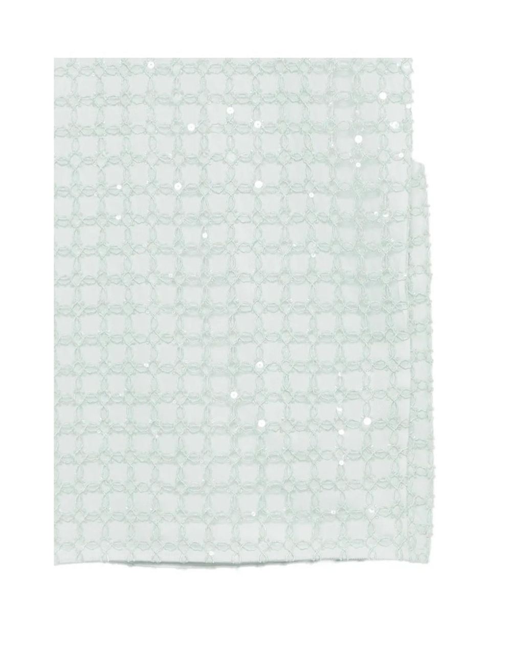 ROTATE BIRGER CHRISTENSEN White Sequin-Embellished Sleeveless Top