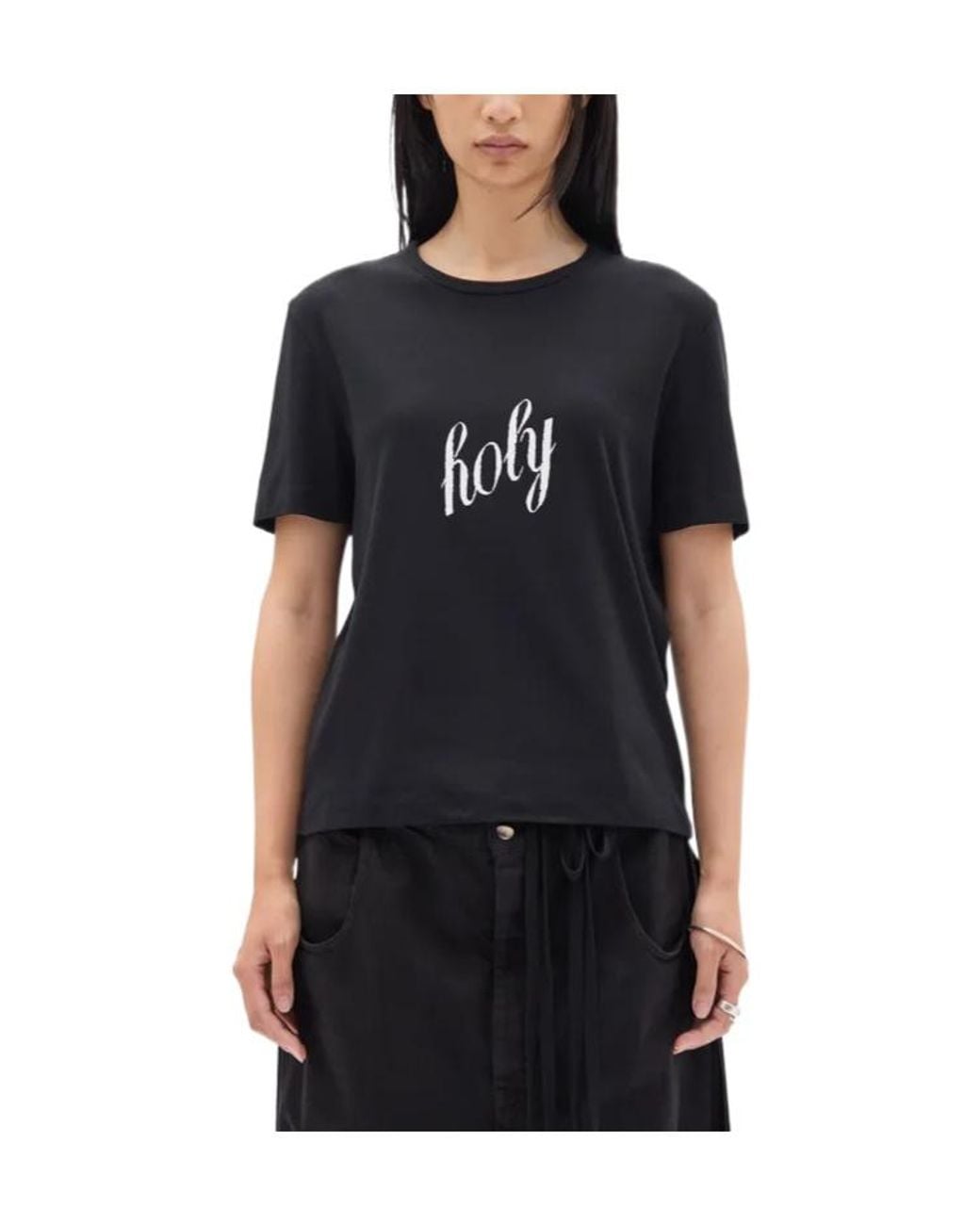 Ann Demeulemeester Black Milner T-Shirt
