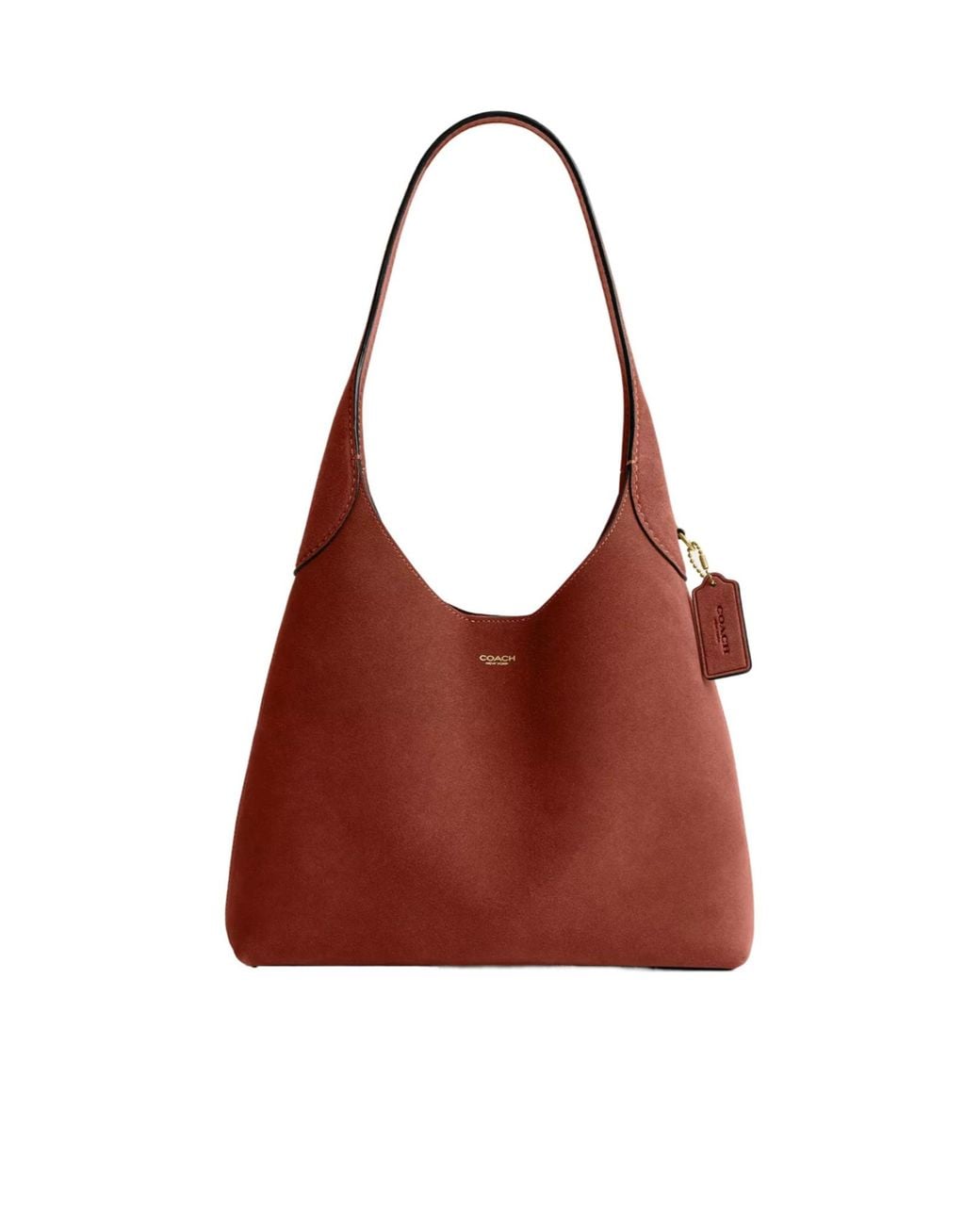 COACH Red Brooklyn 28 Shoulder Bag