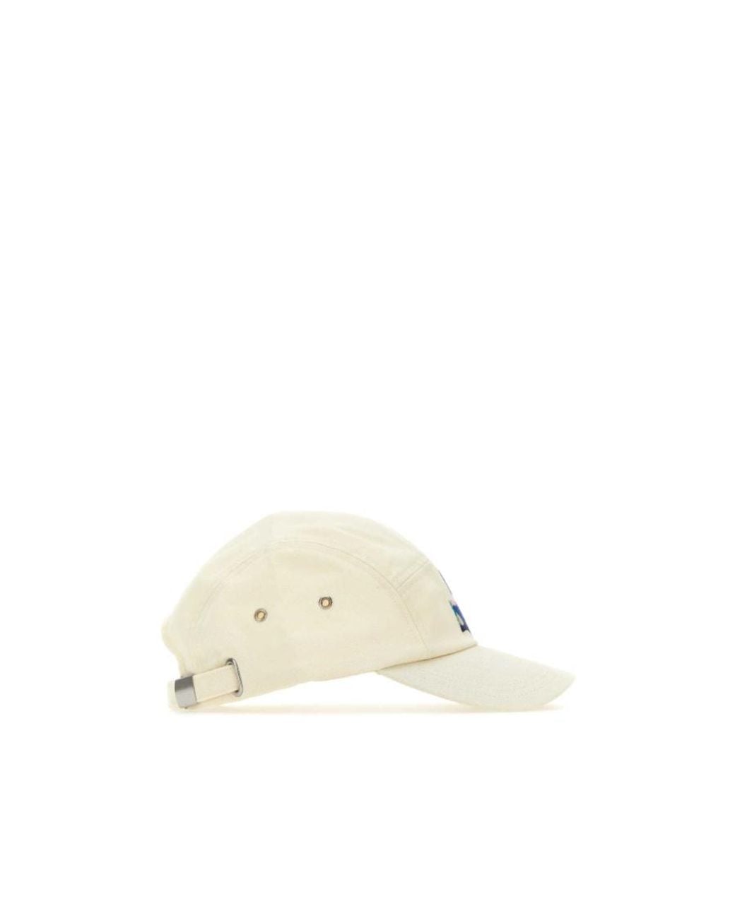 Isabel Marant White Logo-Embroidered Baseball Cap
