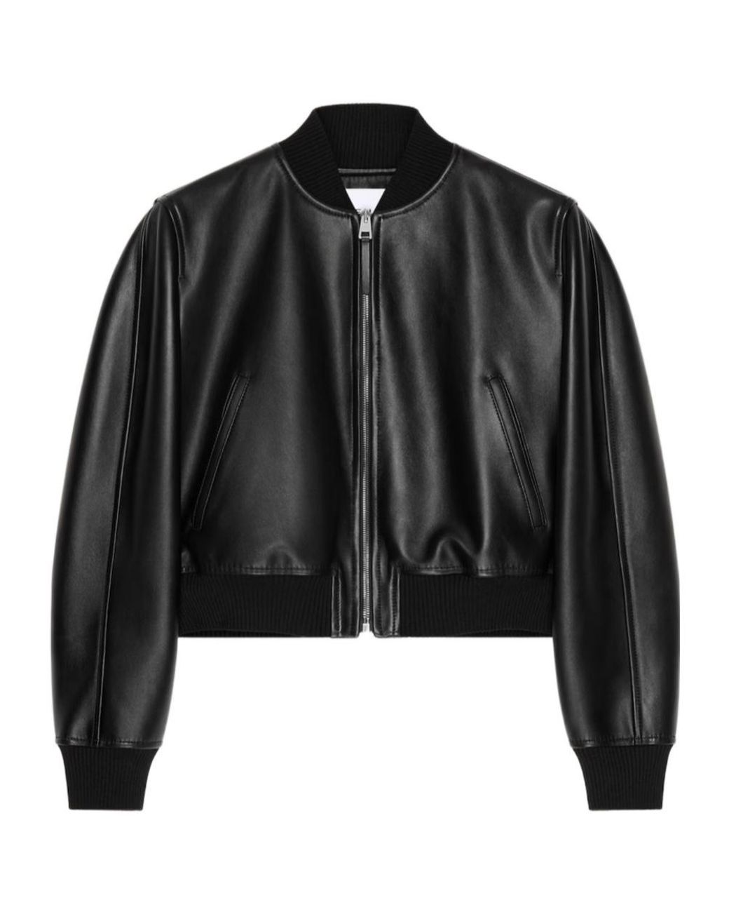 Givenchy Black Ribbed Trim Bomber Jacket