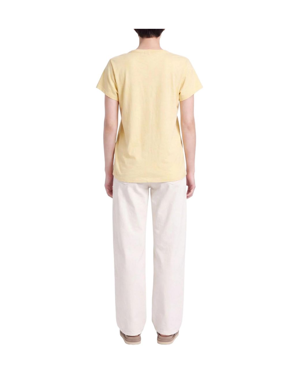 Rag & Bone Yellow Basic T-Shirt
