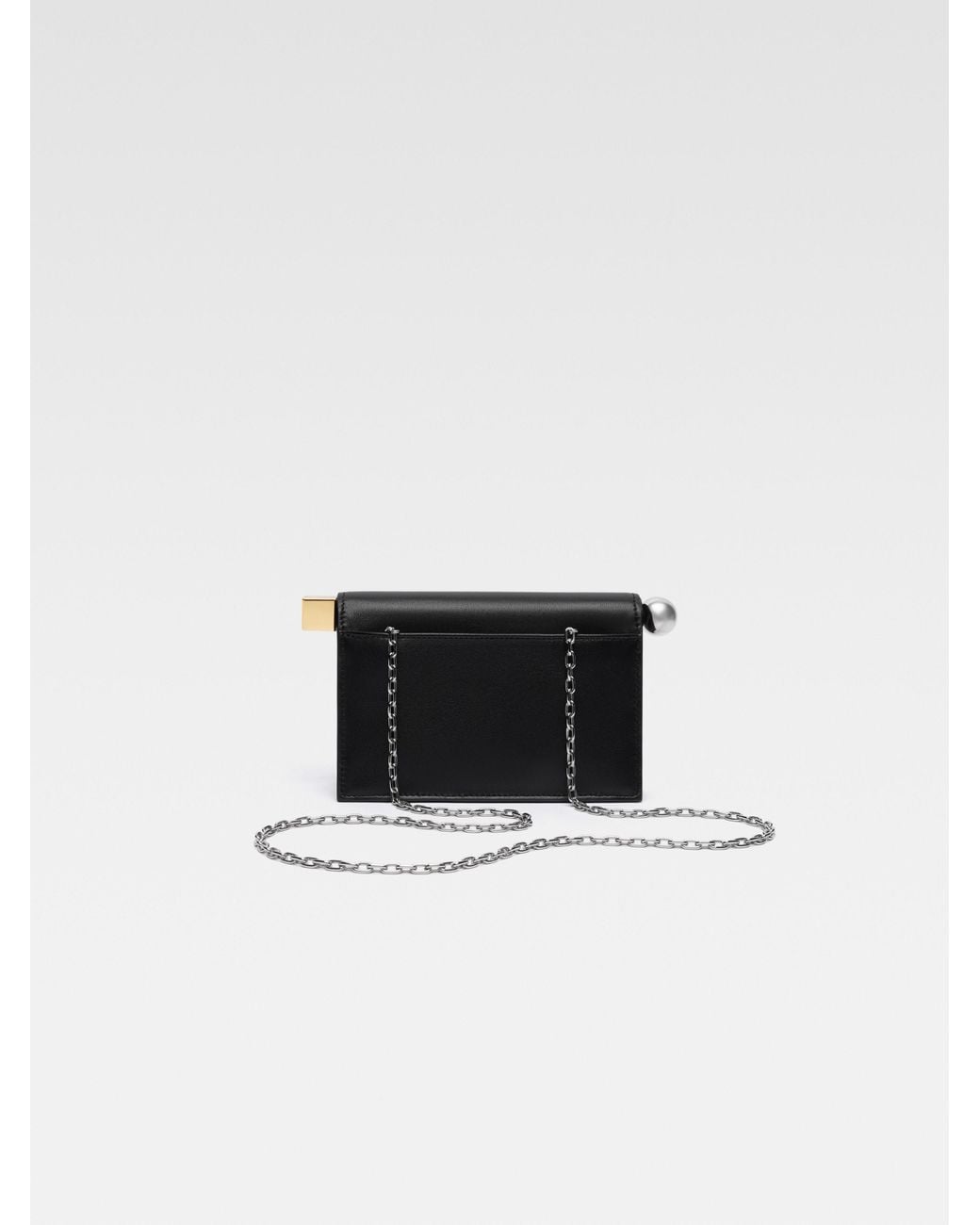Jacquemus Black Rond Carré Small Clutch Bag