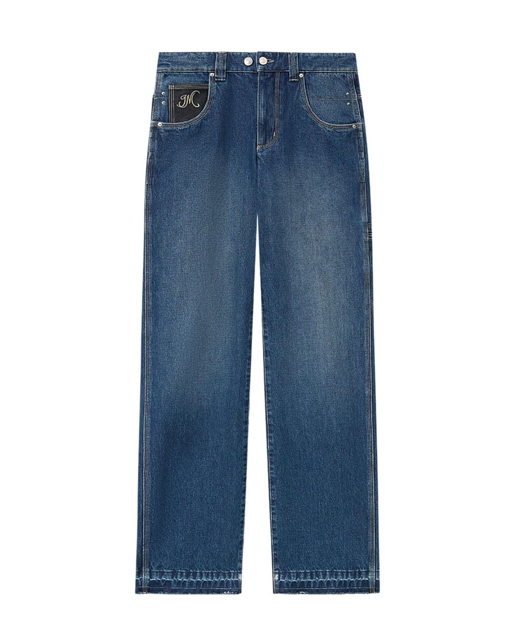 Isabel Marant Blue Jeyda Straight Leg Jeans