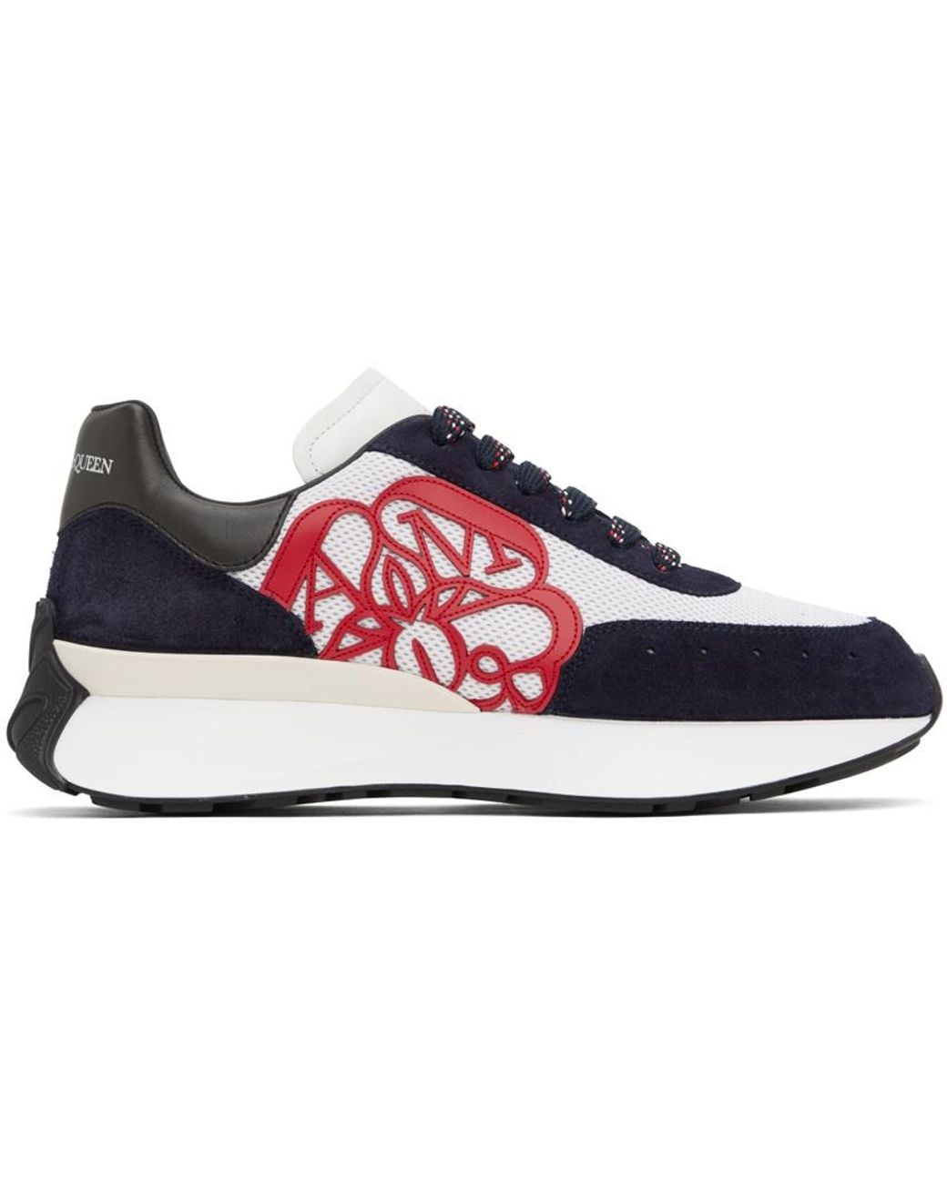 McQueen Multicolor Sprint Runner Chunky Rubber Sole Sneakers for men
